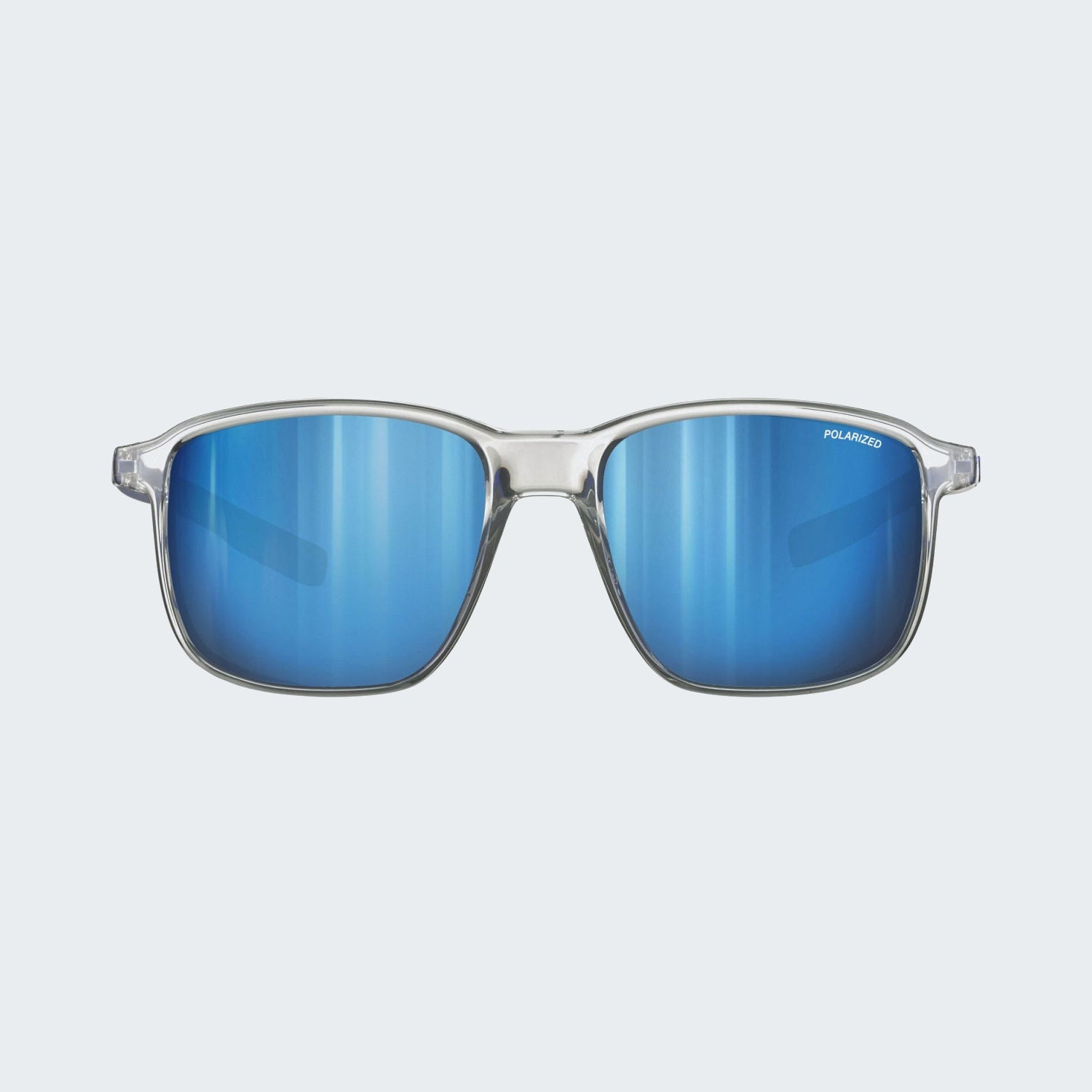 Grey Translucent / Blue Metal