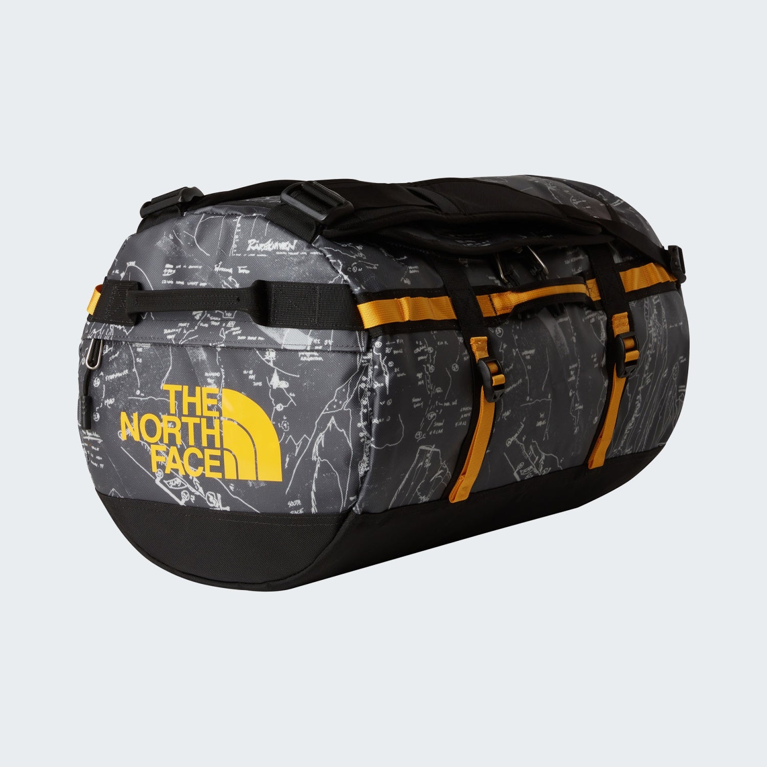 Anthracite Grey Conrad Topos Print/Summit Gold