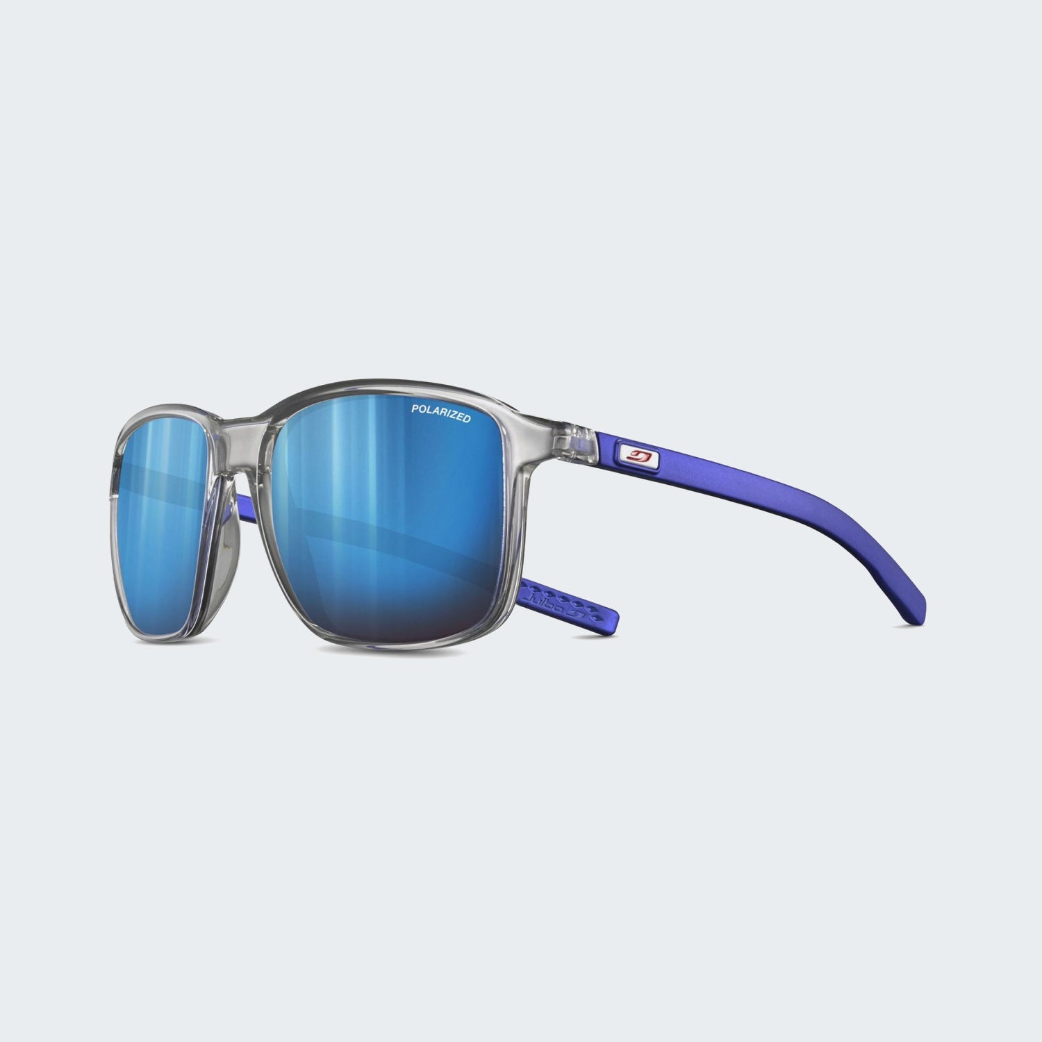 Grey Translucent / Blue Metal