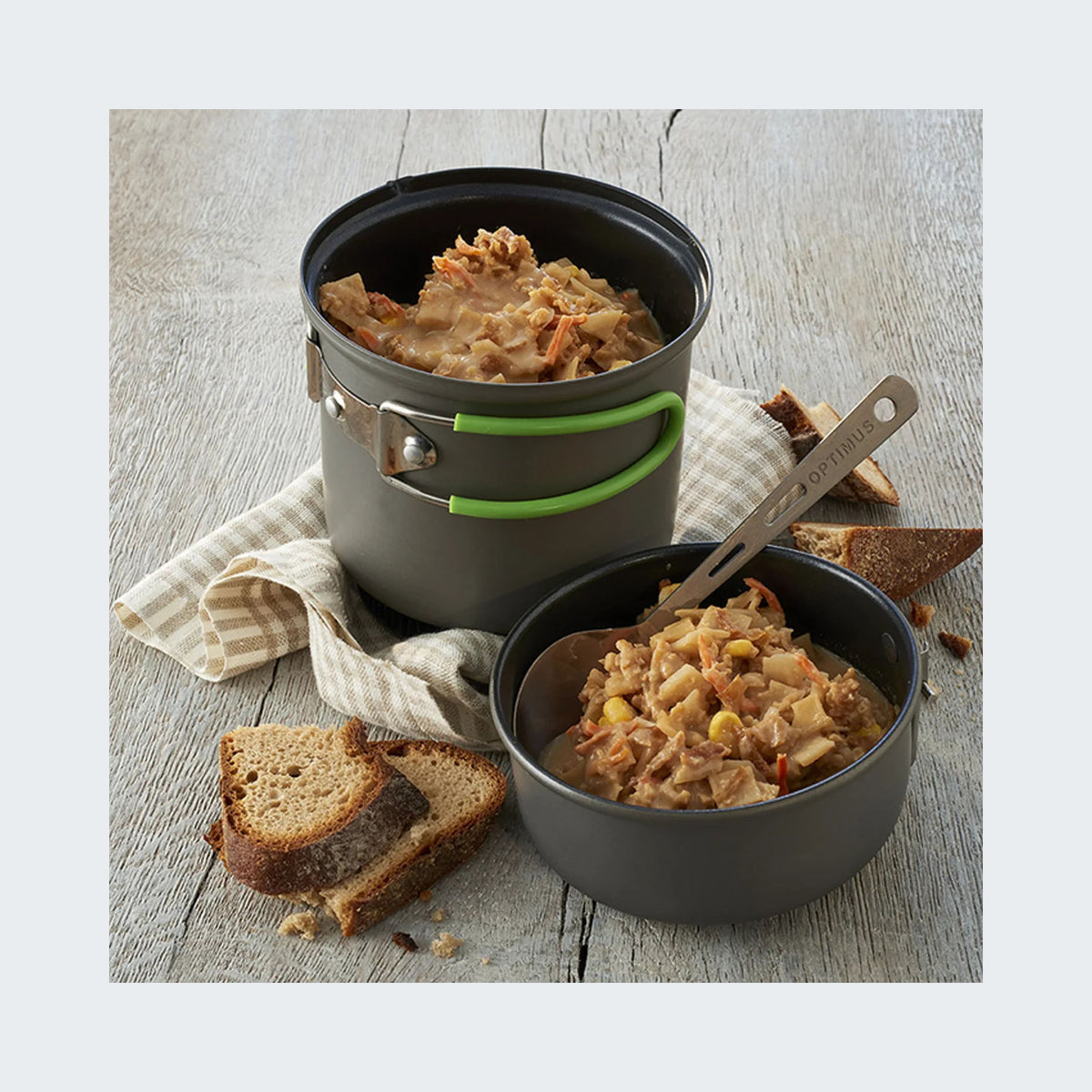 Potato Stew with Fried Onions