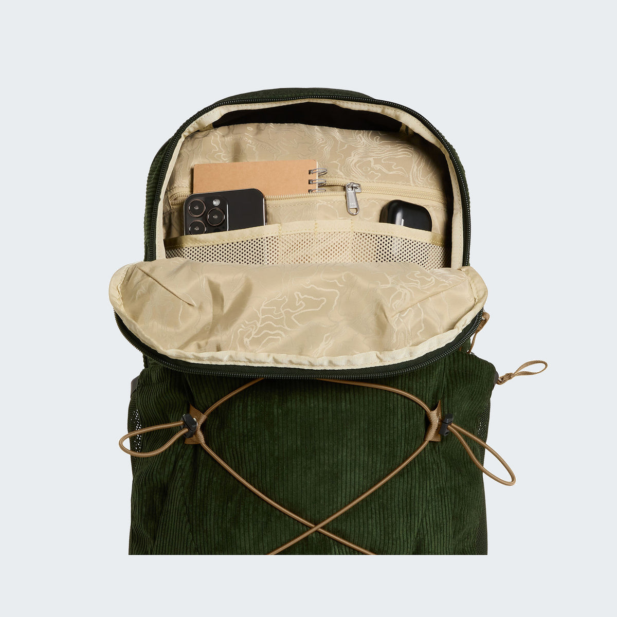 Bottle Green/Leather Brown