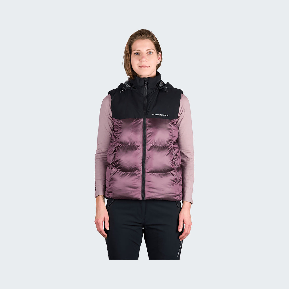 671 - Plum  Black