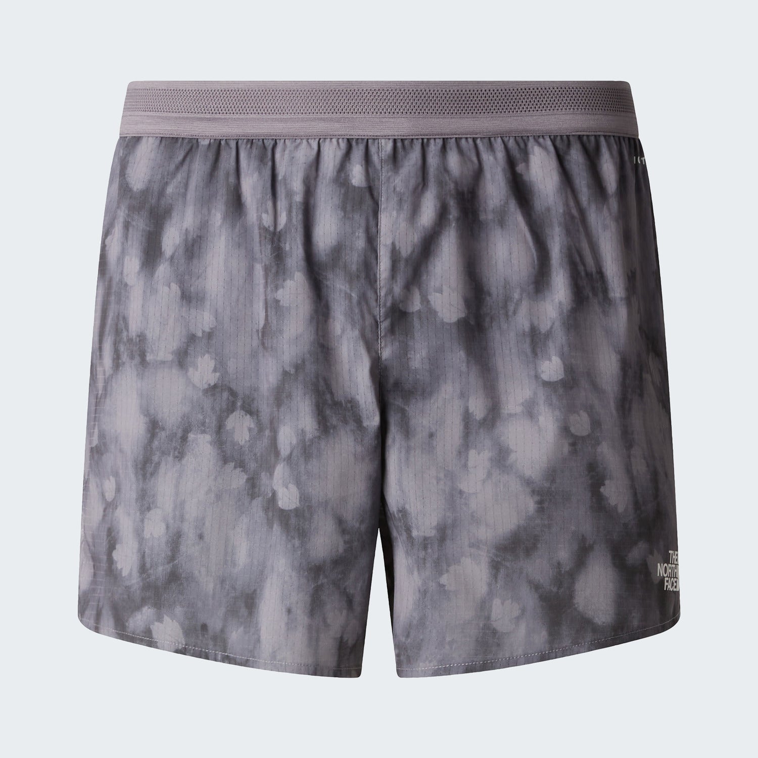 Transcendent Grey Diffused Nature Print