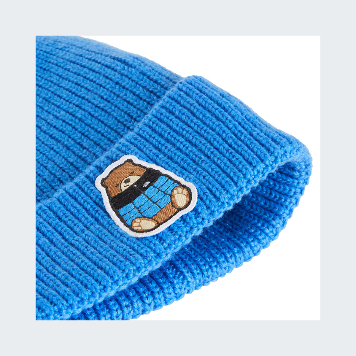 Active Blue/Nuptse Bear Patch