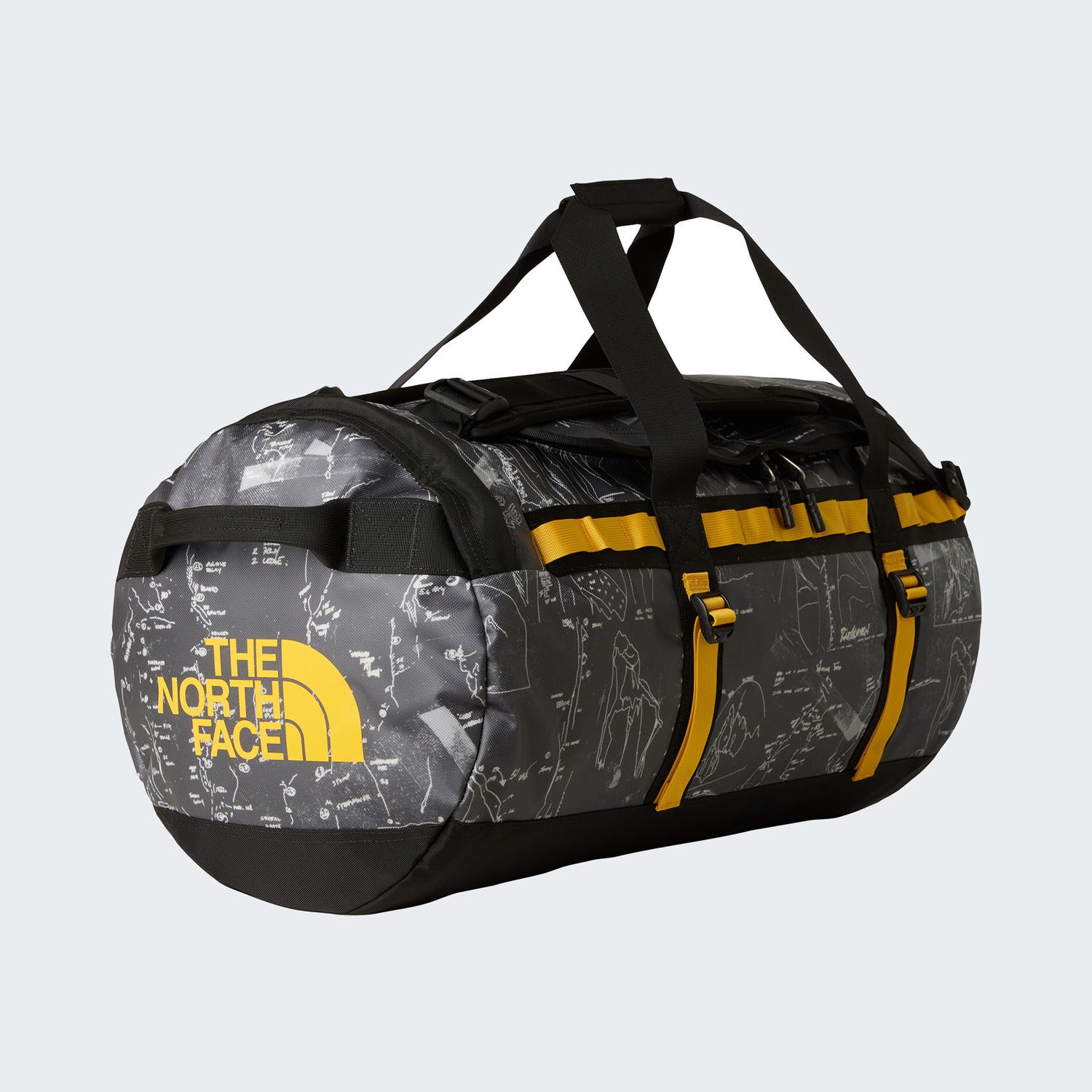 Anthracite Grey Conrad Topos Print/Summit Gold