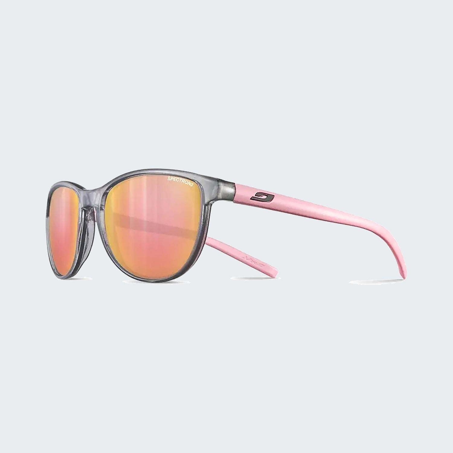 Shiny Translucent Gray / Matt Pastel Pink (Spectron 3 lencse)