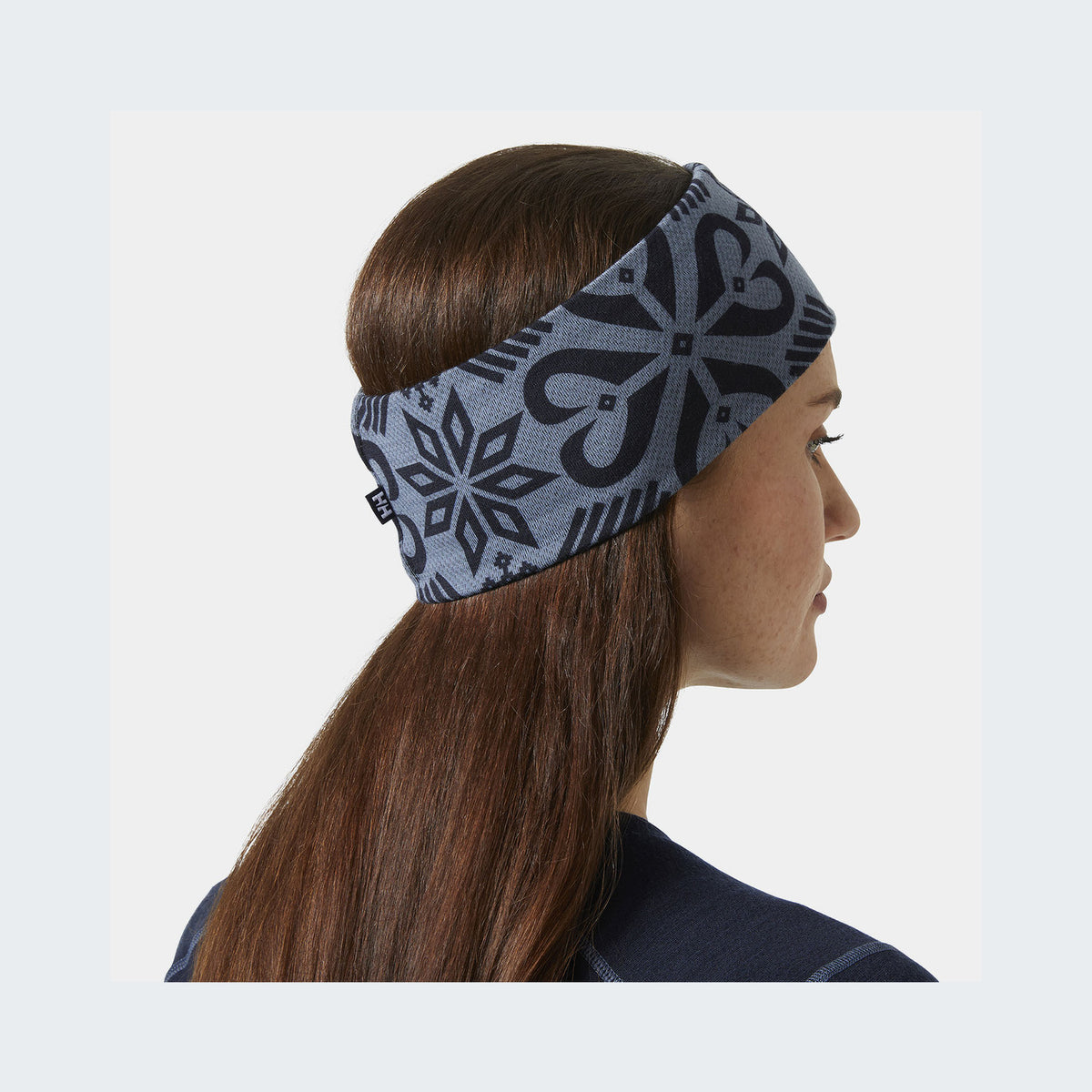 597 - Navy Nordic Rose Aop