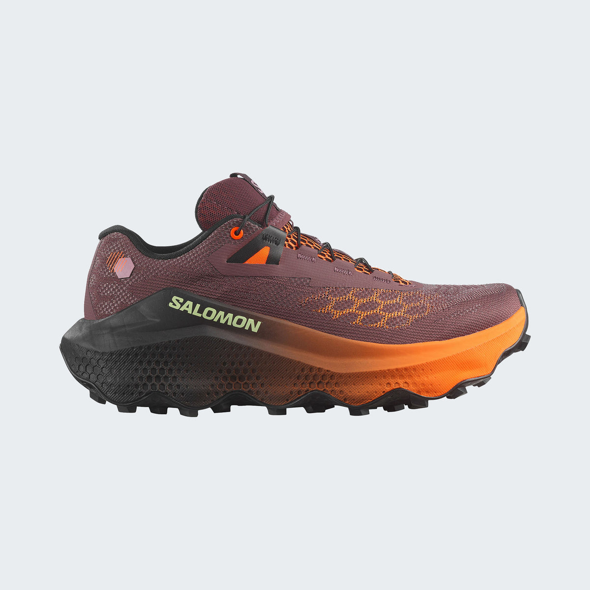 Huckleberry/Black/Red Orange