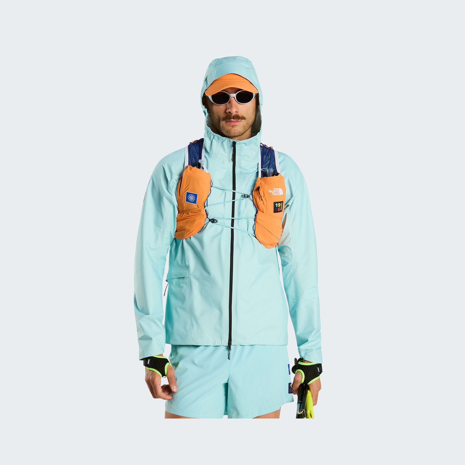 Papaya/Bold Blue
