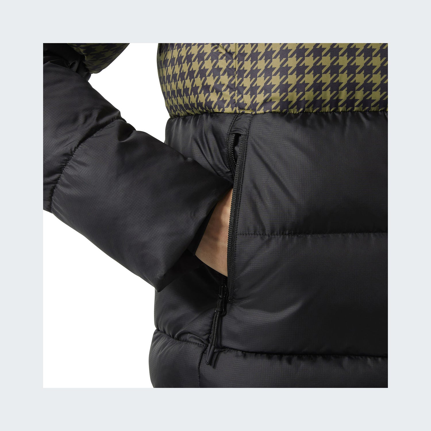 718 - Sepia Houndstooth Aop
