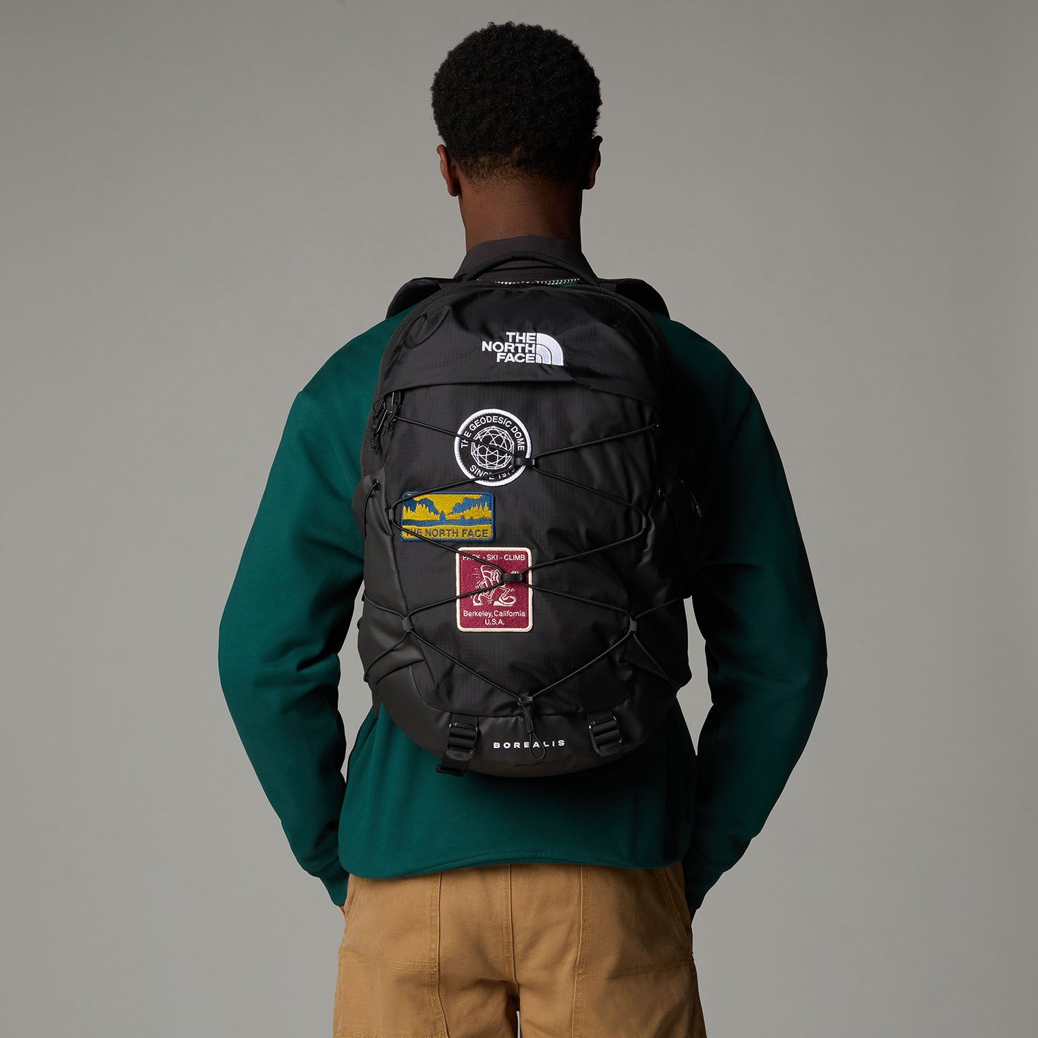 TNF Black U Borealis Patch/TNF White