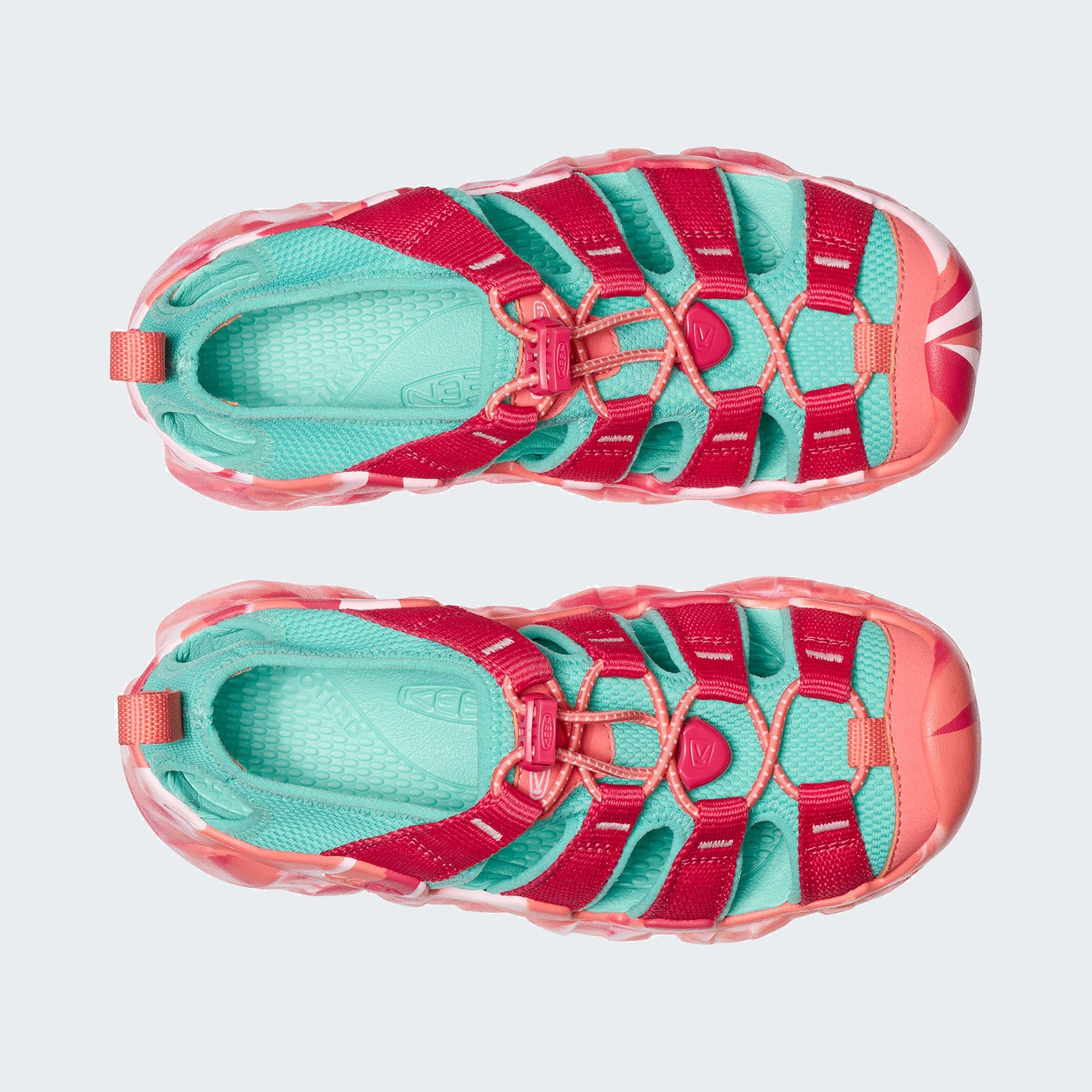 Raspberry/Pool Blue