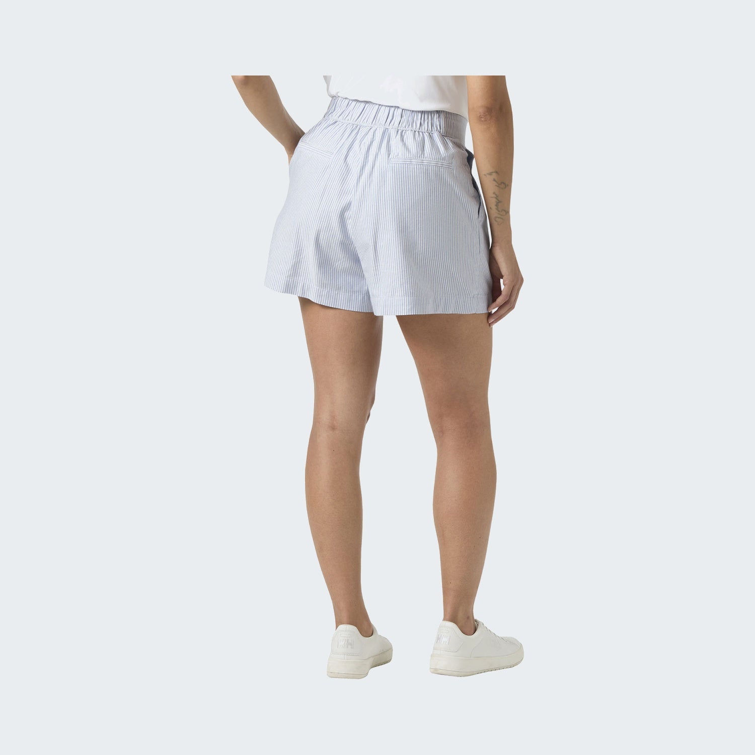 627 - Bright Blue/White Stripe