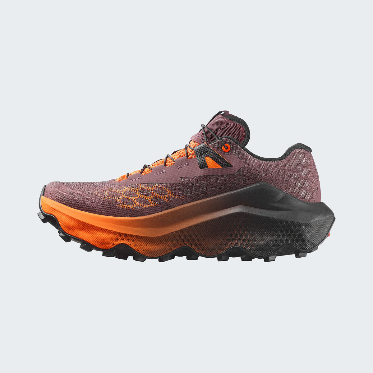 Huckleberry/Black/Red Orange
