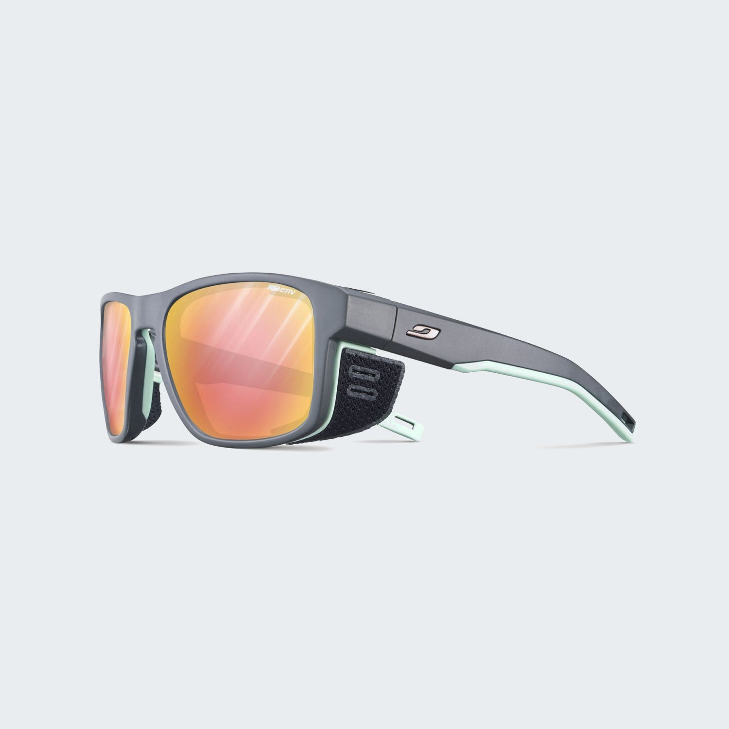 Dark Grey / Green Pastel