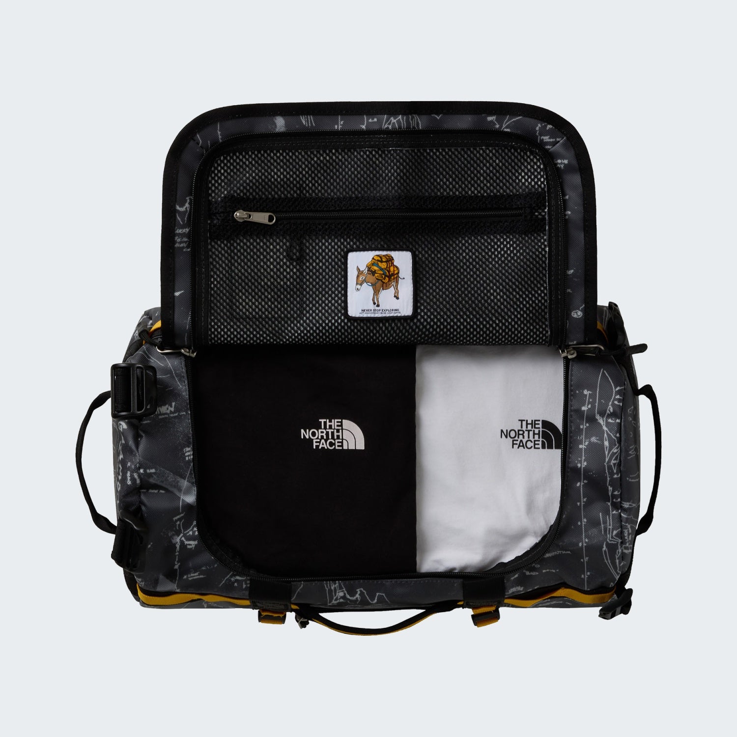Anthracite Grey Conrad Topos Print/Summit Gold