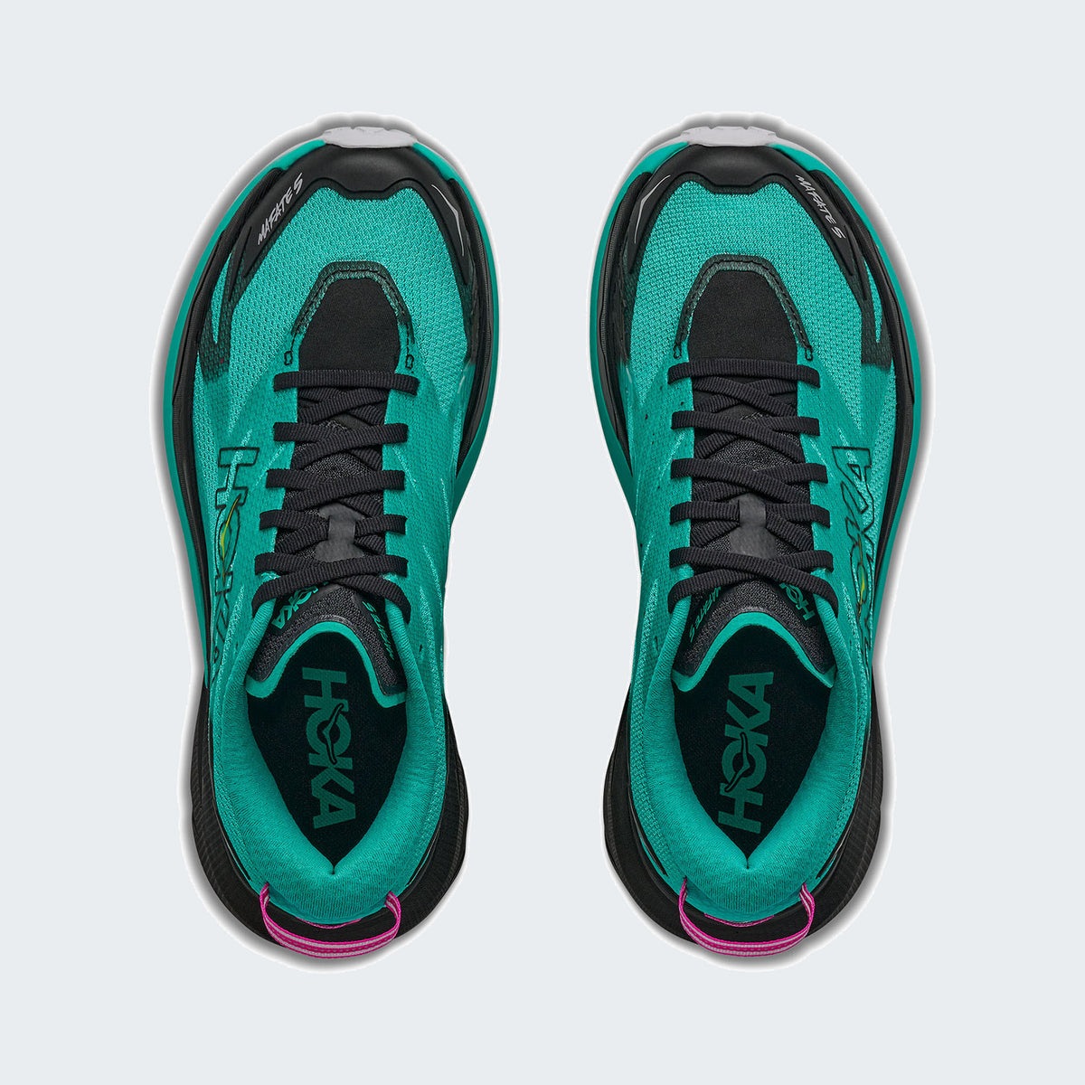 Black/Electric Aqua