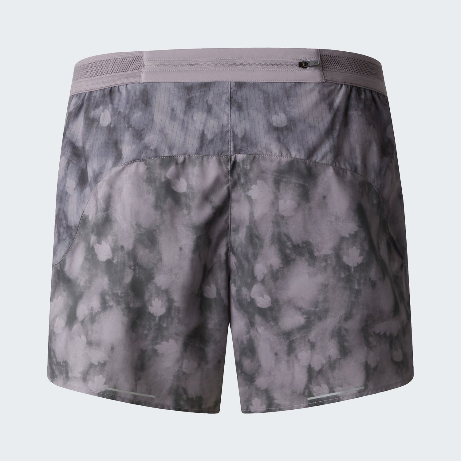Transcendent Grey Diffused Nature Print