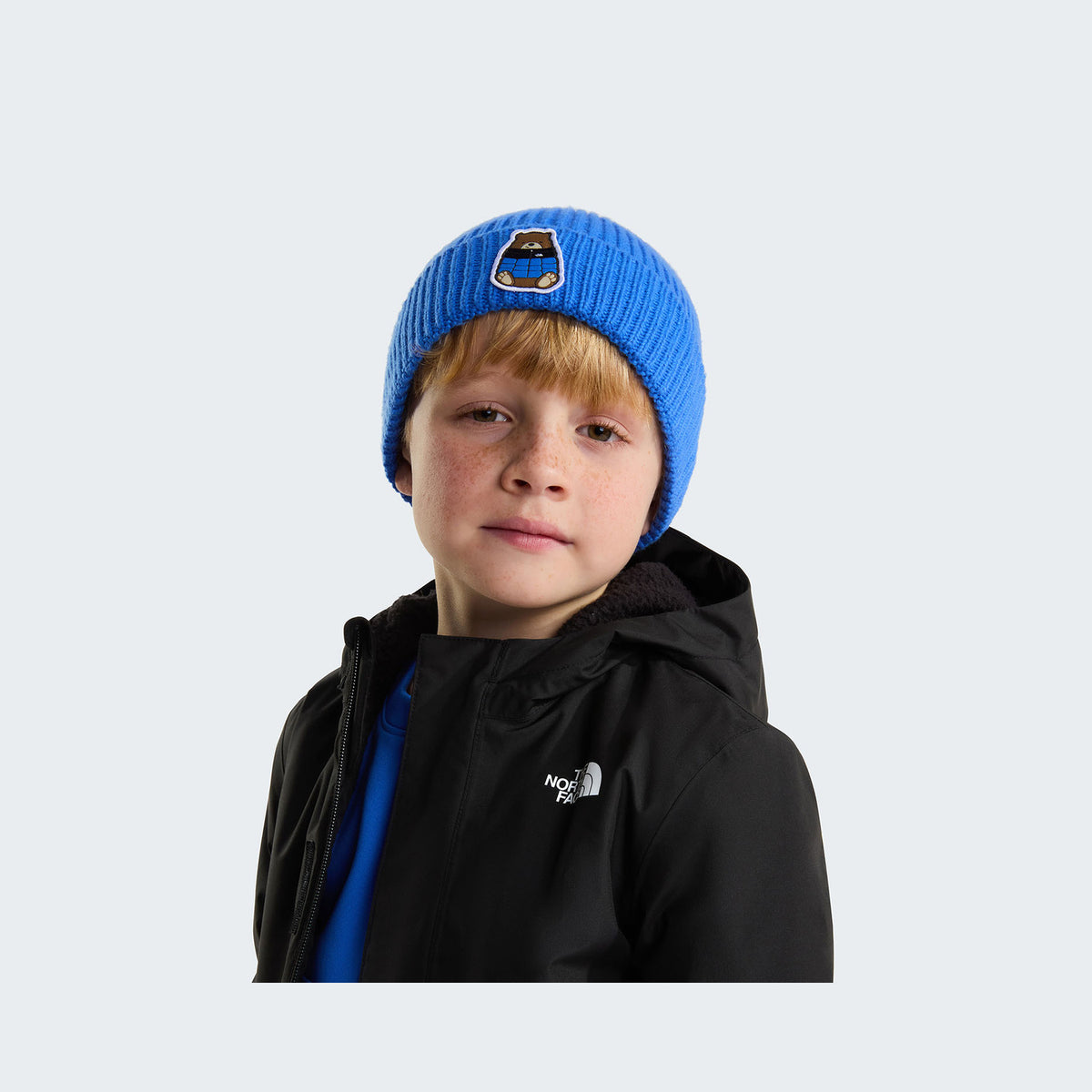 Active Blue/Nuptse Bear Patch