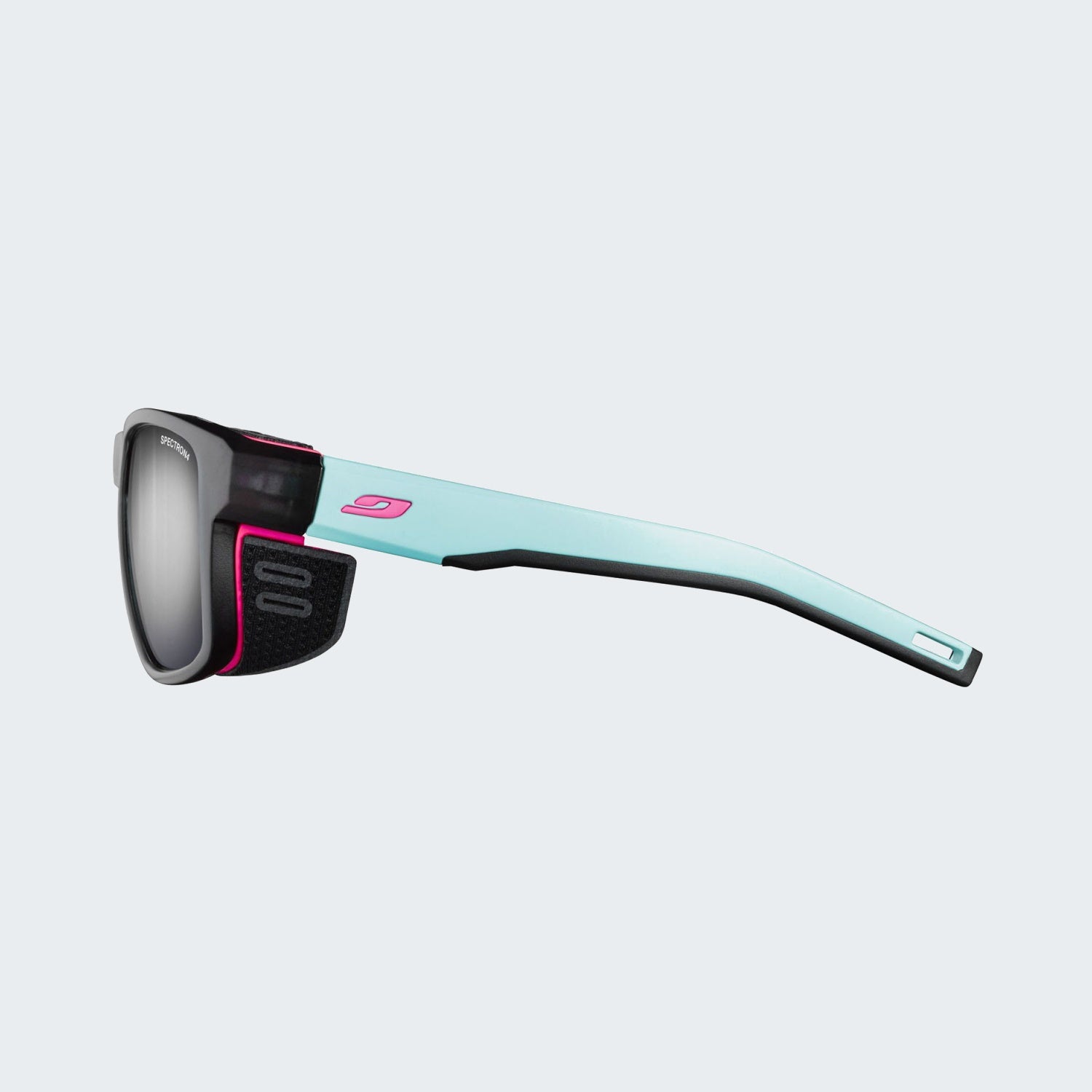Black Translucent / Ice Blue / Pink